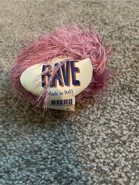 rave Eyelash Novelty Yarn - Dusty Rose